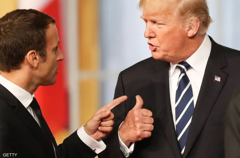 أول تعليق من ماكرون بعد تصريحات ترامب الساخرة حول "صفعة زوجته"